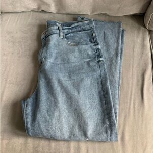 Kensie Jeans The Allie Classic High Rise Slim Straight Blue Denim